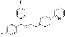 CAS#: 154558-38-0， 1-{2-[Bis(4-Fluorophenyl)Methoxy]Ethyl}-4-(2-Pyridinyl)Piperazine