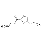 CAS 登录号：154575-97-0， 烯丙基(2S,5R)-5-乙氧基-1,3-恶噻戊环-2-羧酸酯