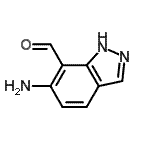 CAS 登录号：154597-37-2， 6-氨基-1H-吲唑-7-甲醛