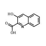 CAS 登录号：15462-45-0， 3-羟基-2-喹啉羧酸