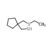 CAS#: 154749-17-4， {1-[(Ethylsulfanyl)Methyl]Cyclopentyl}Methanethiol