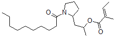 CAS#: 154887-98-6， 1-(1-Decanoylpyrrolidin-2-Yl)Propan-2-Yl (E)-2-Methylbut-2-Enoate