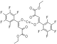 CAS#: 154937-49-2， Bis[Ethyl 2,4-Di(Oxo-kappao)-4-(Pentafluorophenyl)Butanoate]Copper(2+)
