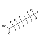 CAS 登录号：1550-24-9， 7-氯-2,2,3,3,4,4,5,5,6,6,7,7-十二氟庚酸