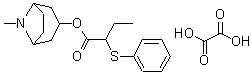 CAS#: 155059-55-5， 8-Methyl-8-Azabicyclo[3.2.1]Oct-3-Yl 2-(Phenylsulfanyl)Butanoate Ethanedioate (1:1)