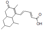 CAS 登录号:155111-88-9, (2E,4E)-5-(2,6,8-三甲基-3-氧代-4a,5,6,7,8,8a-六氢-4H-萘-1-基)戊-2,4-二烯酸