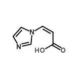 CAS 登录号：155170-44-8， (2Z)-3-(1H-咪唑-1-基)丙烯酸