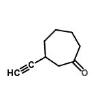 CAS 登录号：155222-53-0， 3-乙炔基环庚烷酮