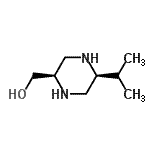 CAS 登录号：155225-20-0， [(2R,5S)-5-异丙基-2-哌嗪基]甲醇