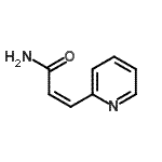 CAS 登录号：155375-23-8， (2Z)-3-(2-吡啶基)丙烯酰胺