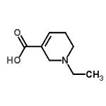 CAS 登录号：155394-42-6， 1-乙基-1,2,5,6-四氢-3-吡啶羧酸