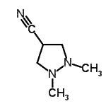 CAS#: 155429-87-1， 1,2-Dimethyl-4-Pyrazolidinecarbonitrile