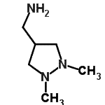 CAS 登录号：155429-88-2， 1-(1,2-二甲基-4-吡唑烷基)甲胺