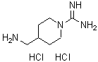 CAS 登录号：155542-32-8， 4-(氨基甲基)-1-哌啶甲脒二盐酸盐