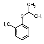 CAS 登录号：15560-98-2， 1-(异丙基硫基)-2-甲基苯