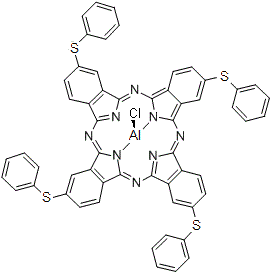 CAS#: 155613-95-9， [2,9,17,24-Tetrakis(Phenylsulfanyl)-29H,31H-Phthalocyaninato(2-)-kappa<Sup>2</Sup>N<Sup>29</Sup>,N<Sup>31</Sup>]Aluminium(1+) Chloride