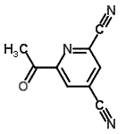 CAS 登录号：155806-76-1， 6-乙酰基-2,4-吡啶二甲腈