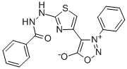 CAS#: 155811-65-7， N-[[4-(2-Oxido-4-Phenyl-5H-1,2,4-Oxadiazol-2-Ium-3-Yl)-1,3-Thiazol-2-Yl]Imino]Benzamide