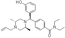 CAS#: 155836-52-5， 4-[(R)-[(2S,5R)-4-Allyl-2,5-Dimethyl-1-Piperazinyl](3-Hydroxyphenyl)Methyl]-N,N-Diethylbenzamide