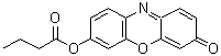 结构式 CAS# 15585-42-9, 3-氧代-3H-吩恶嗪-7-基丁酸酯