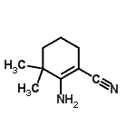 CAS 登录号：15595-72-9， 2-氨基-3,3-二甲基-1-环己烯-1-甲腈