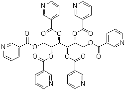 CAS 登录号：15596-27-7， 1,2,3,4,5,6-六-O-(3-吡啶基羰基)-D-甘露醇
