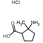 CAS#: 156292-34-1， 2-Amino-2-Methylcyclopentanecarboxylic Acid Hydrochloride (1:1)