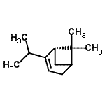 CAS 登录号：156327-05-8， (1S)-2-异丙基-6,6-二甲基双环[3.1.1]庚-2-烯