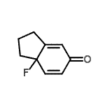 CAS 登录号：156332-26-2， 7A-氟-1,2,3,7A-四氢-5H-茚-5-酮