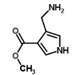 CAS#: 156422-74-1， Methyl 4-(Aminomethyl)-1H-Pyrrole-3-Carboxylate