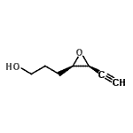 CAS 登录号：156455-58-2， 3-[(2R,3S)-3-乙炔基-2-环氧乙烷基]-1-丙醇