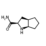 CAS 登录号：156481-95-7， (2R,3aR,6aR)-八氢环戊烯并[b]吡咯-2-甲酰胺