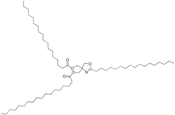 CAS 登录号：15655-33-1， (2-十七烷基(5H)-恶唑-4-亚基)二(亚甲基)二硬脂酸酯