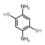 CAS 登录号：15657-79-1， 2,5-二氨基-1,4-苯二硫醇