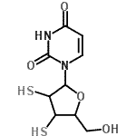 CAS#: 156592-92-6， 1-(2,3-Dithiopentofuranosyl)-2,4(1H,3H)-Pyrimidinedione