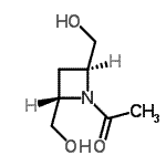 CAS 登录号：156720-61-5， 1-[(2S,4S)-2,4-二(羟基甲基)-1-氮杂环丁基]乙酮