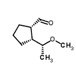 CAS 登录号：156768-23-9， (1S,2R)-2-[(1R)-1-甲氧基乙基]环戊烷甲醛