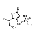 CAS#: 156862-01-0， N-[5-(1,2-Dihydroxyethyl)-4-Hydroxy-2-Oxo-2,5-Dihydro-3-Furanyl]Methanesulfonamide