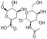 CAS#: 156881-25-3， (2S,3S,4R,5R,6R)-3-[(2S,3R,4R,5S,6R)-3-Acetamido-4,5-Dihydroxy-6-(Hydroxymethyl)Oxan-2-Yl]Oxy-4,5-Dihydroxy-6-Methoxyoxane-2-Carboxylic Acid