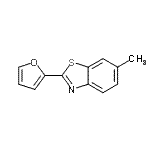 CAS 登录号：1569-82-0， 2-(2-呋喃基)-6-甲基-1,3-苯并噻唑