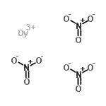 CAS 登录号：15698-00-7， 三硝酸镝盐