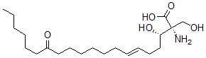 CAS 登录号:157183-67-0, (E,2S,3S)-2-氨基-3-羟基-2-(羟基甲基)-14-氧代二十碳-6-烯酸