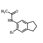CAS 登录号：157701-33-2， N-(6-溴-2,3-二氢-1H-茚-5-基)乙酰胺