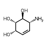 CAS 登录号：157752-14-2， (1S,2S,3S,6R)-6-氨基-4-环己烯-1,2,3-三醇