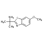 CAS#: 157763-18-3， 2-(6-Methoxy-1,3-Benzothiazol-2-Yl)-2-Propanamine