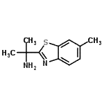 CAS 登录号：157763-37-6， 2-(6-甲基-1,3-苯并噻唑-2-基)-2-丙胺