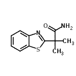 CAS 登录号：157763-47-8， 2-(1,3-苯并噻唑-2-基)-2-甲基丙酰胺