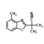 CAS#: 157763-74-1， 2-Methyl-2-(4-Methyl-1,3-Benzothiazol-2-Yl)Propanenitrile