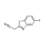 CAS 登录号：157764-05-1， (5-氟-1,3-苯并噻唑-2-基)乙腈