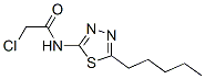 CAS 登录号：15777-49-8， 2-氯-N-(5-戊基-[1,3,4]噻二唑-2-基)-乙酰胺